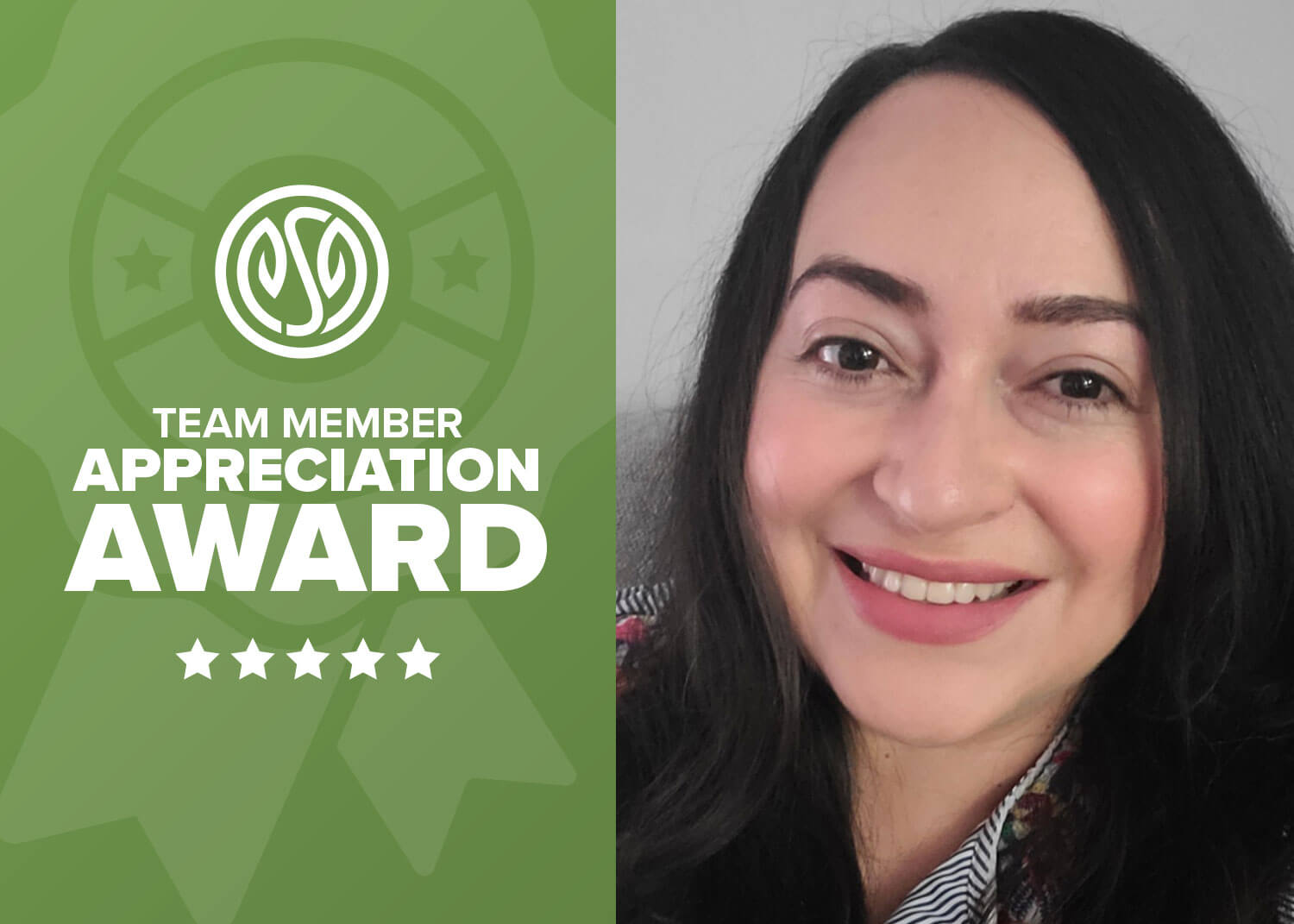 ESG team member appreciation award - September 2023