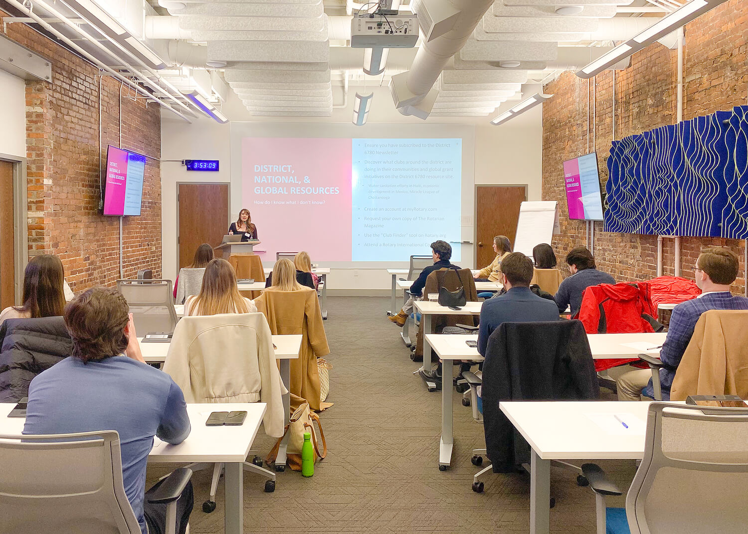 Rotaract of Chattanooga new member orientation