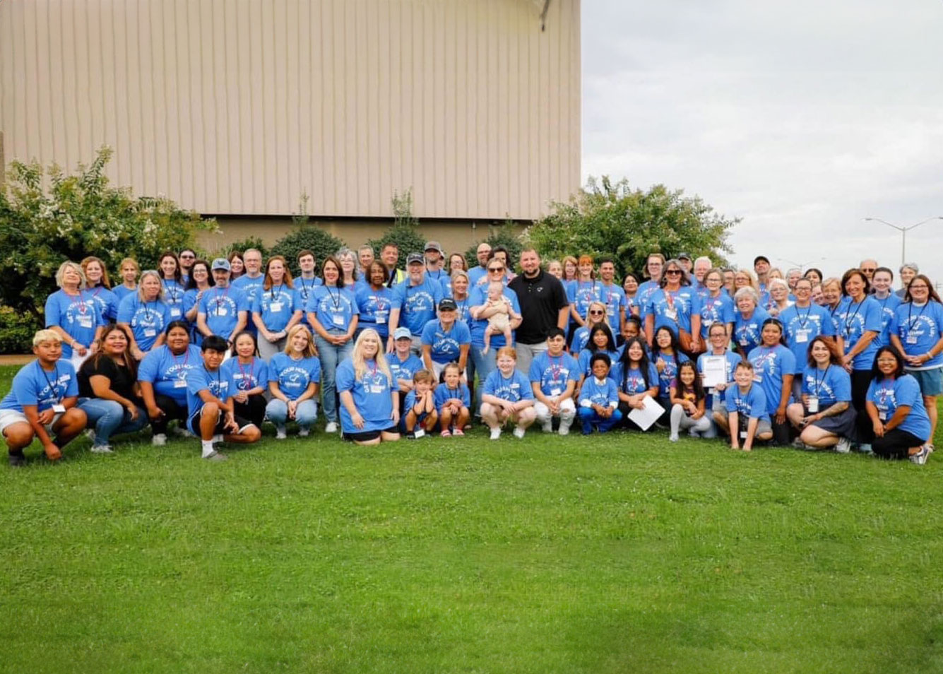 Marked for life backpack volunteer event