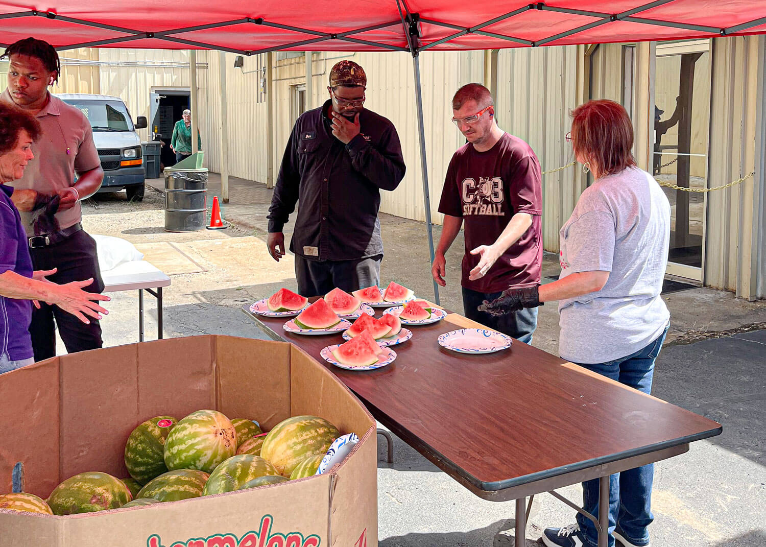 Marathon national watermelon day festivities