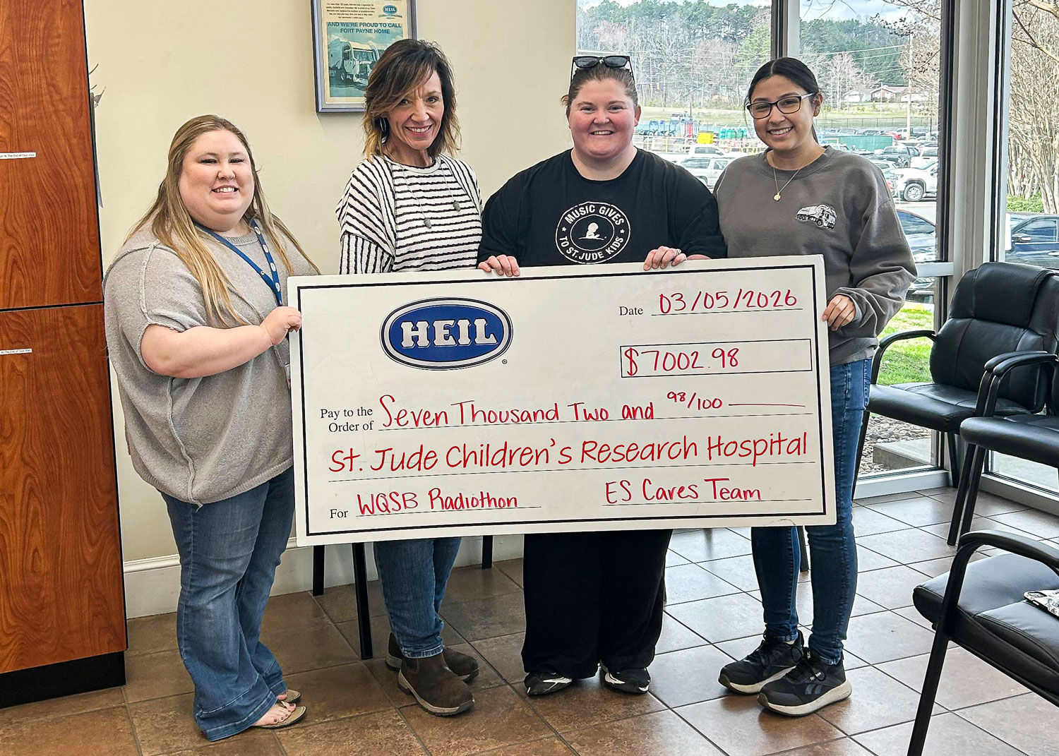 Heil St. Jude Childrens Research Hospital Donation